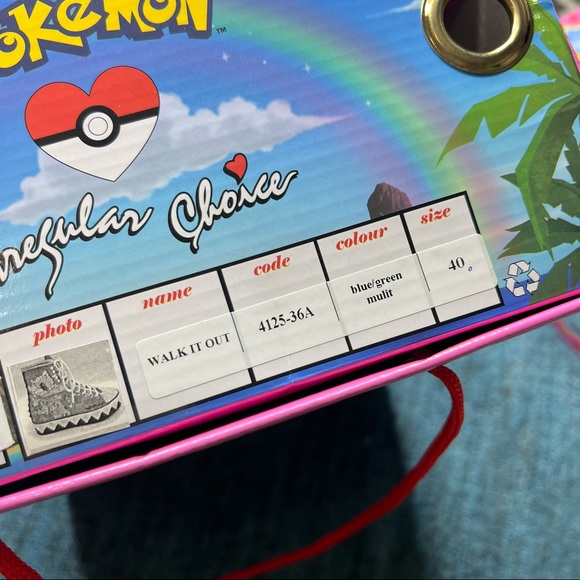 Irregular Choice x Pokemon Walk It Out High Top Sneakers - Picture 8 of 10